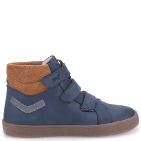 (2777A-1) Emel Blue velcro trainers