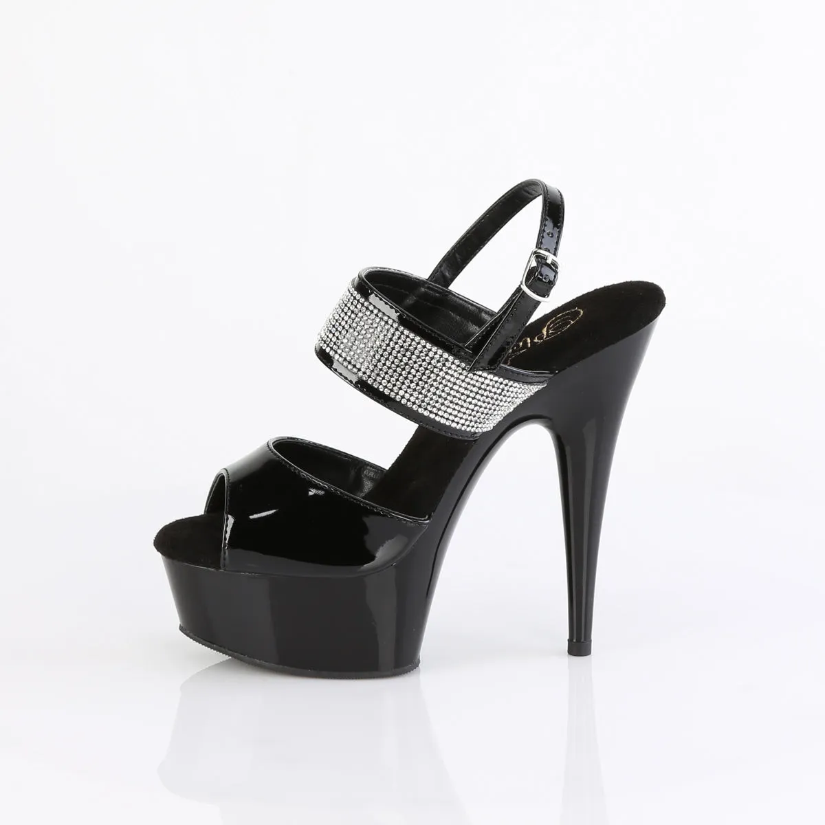 6 Inch Heel DELIGHT-639 Black Patent