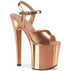 8 Inch Heel ENCHANT-709 Rose Gold