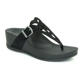 Aetrex Tasha Sandal (Women) - Black