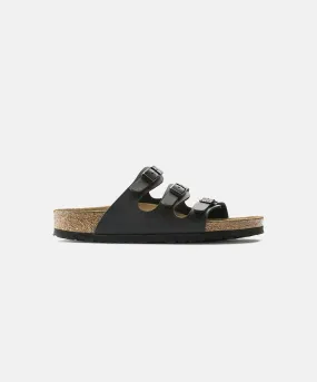 Birkenstock Florida Birko-Flor Black Soft Footbed Sandals