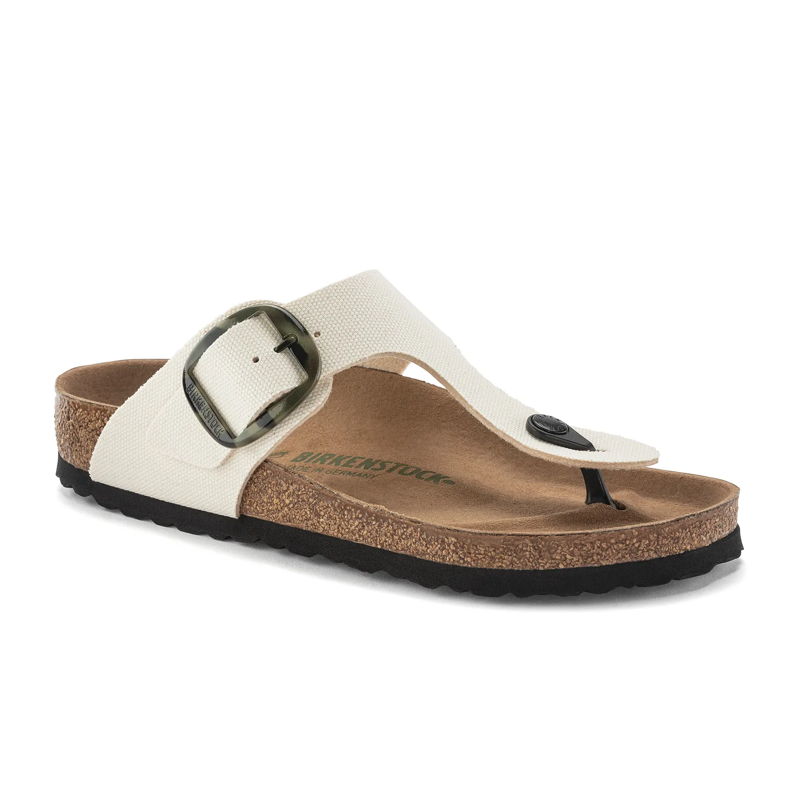 Birkenstock Gizeh Big Buckle Vegan Sandal (Women) - Eggshell