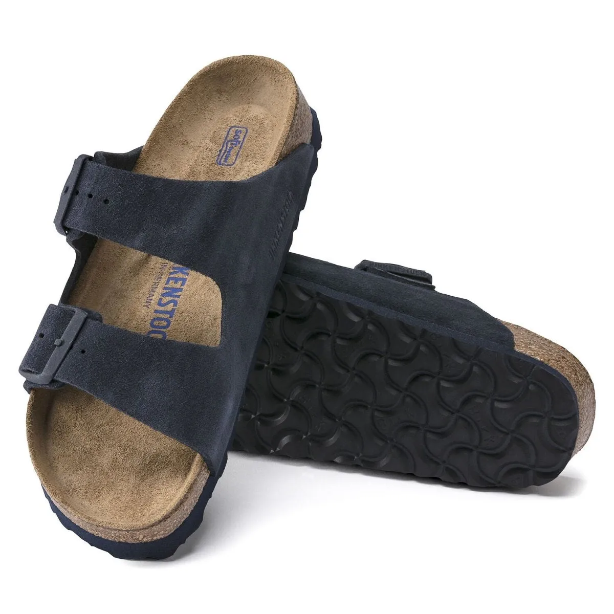 Birkenstock Men's Arizona Navy Suede