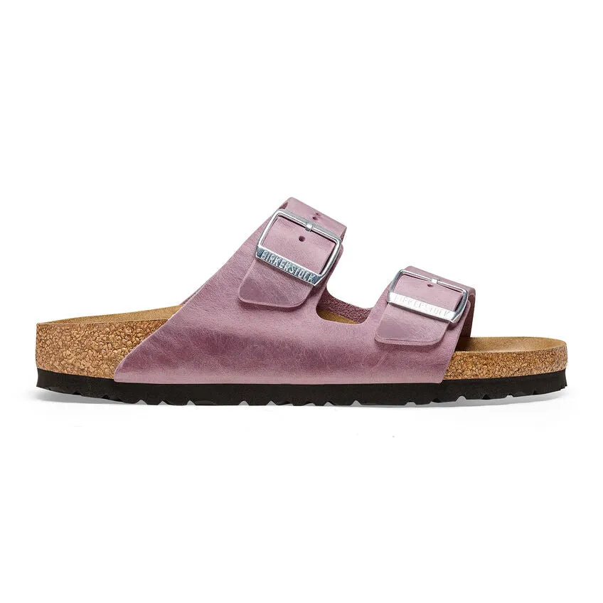 Birkenstock Women's Arizona Oiled Leather (Lavender - Regular fit)