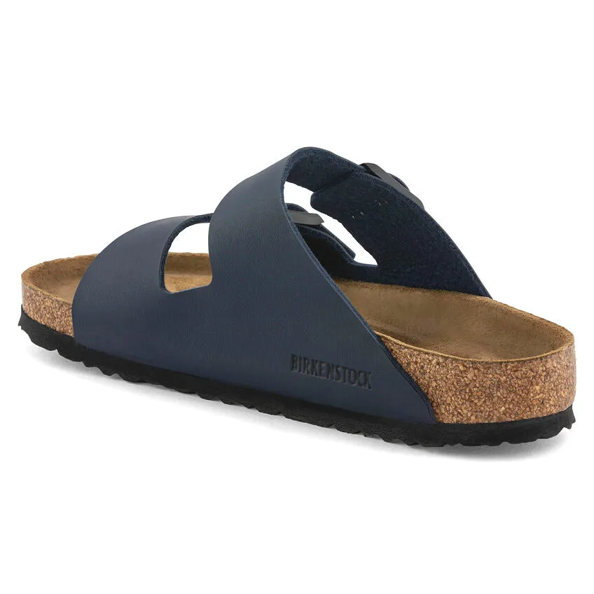 Birkenstock Women's Arizona Soft Footbed Birko-Flor (Blue - Narrow fit)