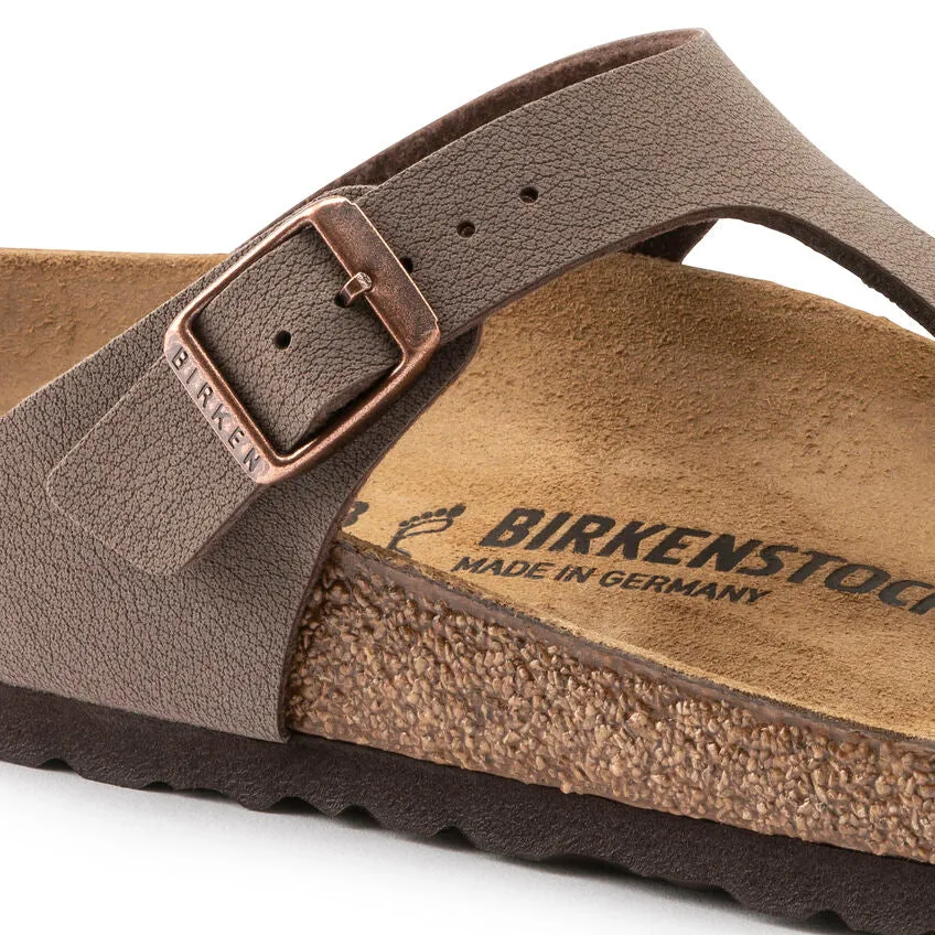 Birkenstock Women's Gizeh Birkibuc (Mocha - Regular fit)