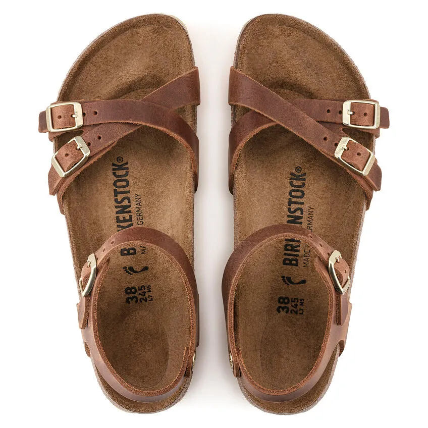 Birkenstock Women's Kumba Oiled Leather (Cognac)