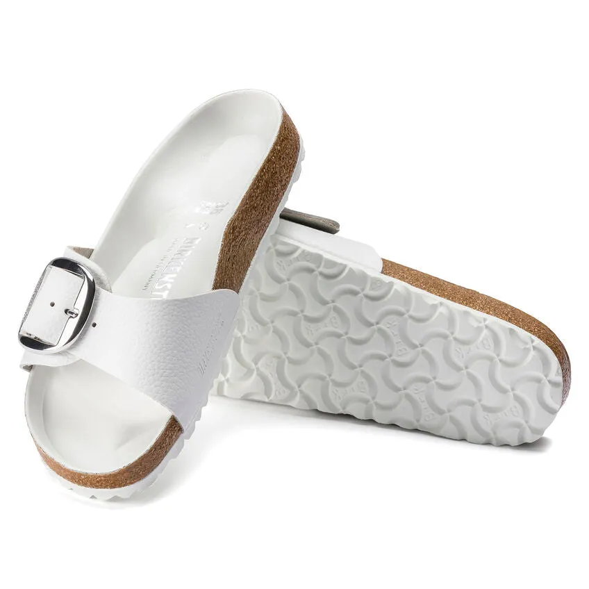 Birkenstock Women's Madrid Big Buckle Leather (White)