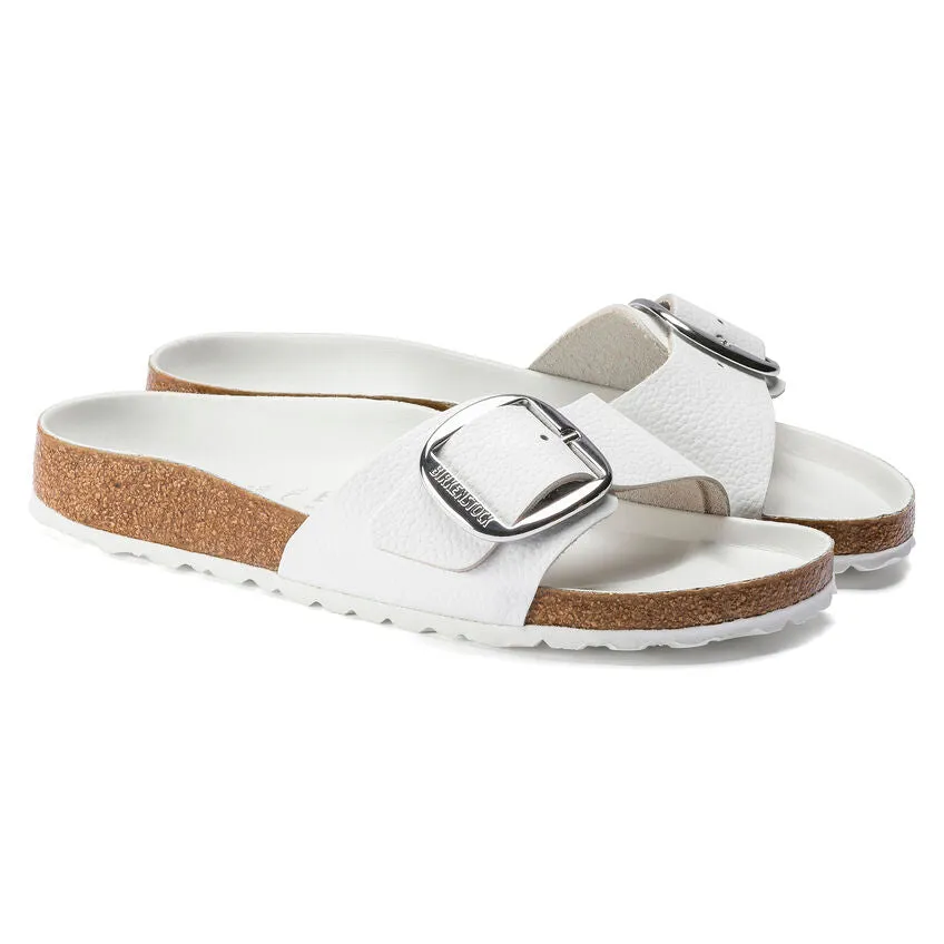 Birkenstock Women's Madrid Big Buckle Leather (White)