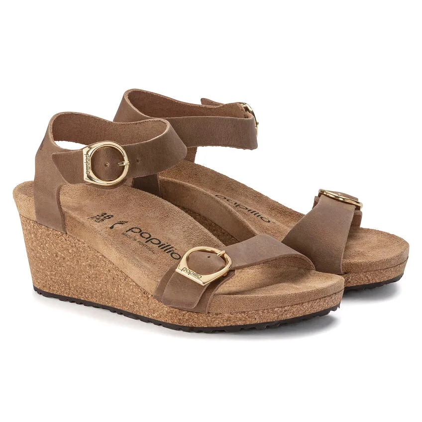 BIRKENSTOCK Women's Soley Ring-Buckle Oiled Leather (Cognac)