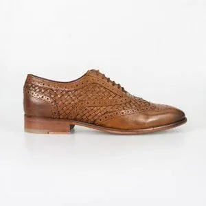 Cavani Orion Tan Men's Leather Shoes