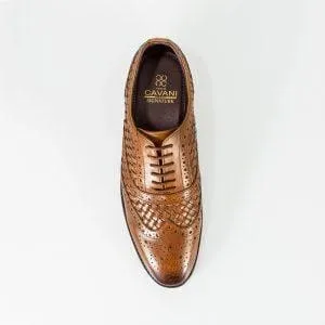 Cavani Orion Tan Men's Leather Shoes