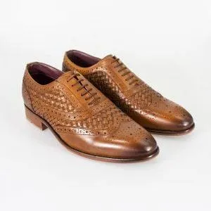 Cavani Orion Tan Men's Leather Shoes