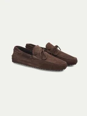 Chocolate Suede Driving Shoes