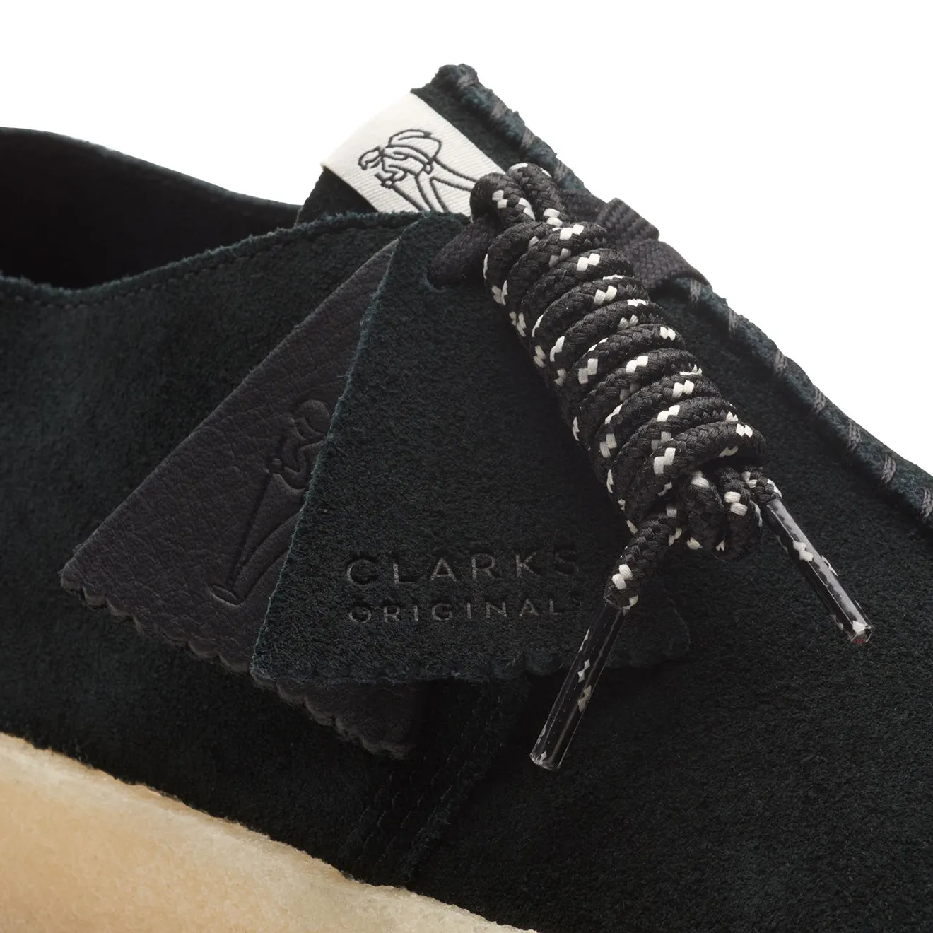 Clarks Originals Trek Cup Shoes Black Suede