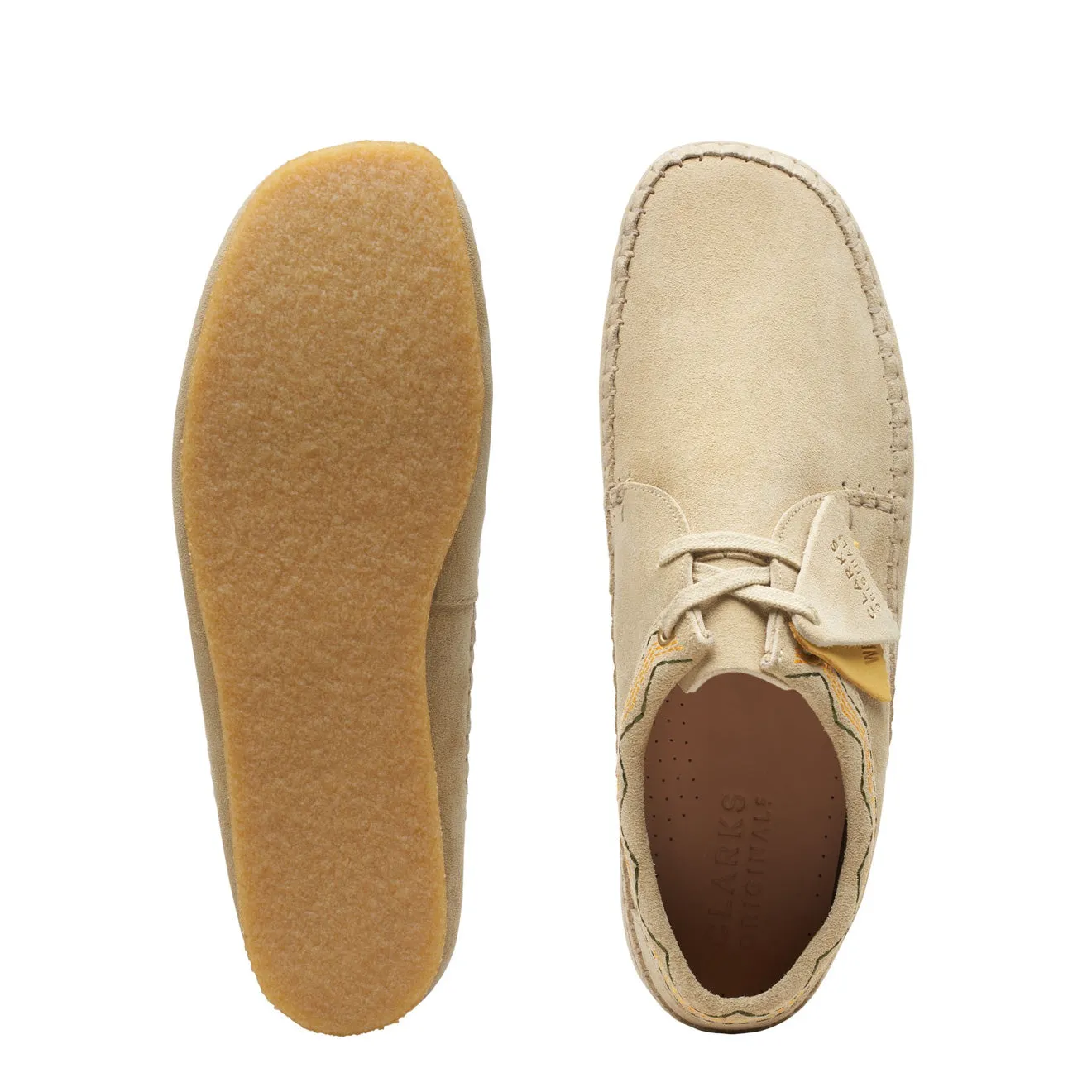 Clarks Weaver Maple Suede Embroidery