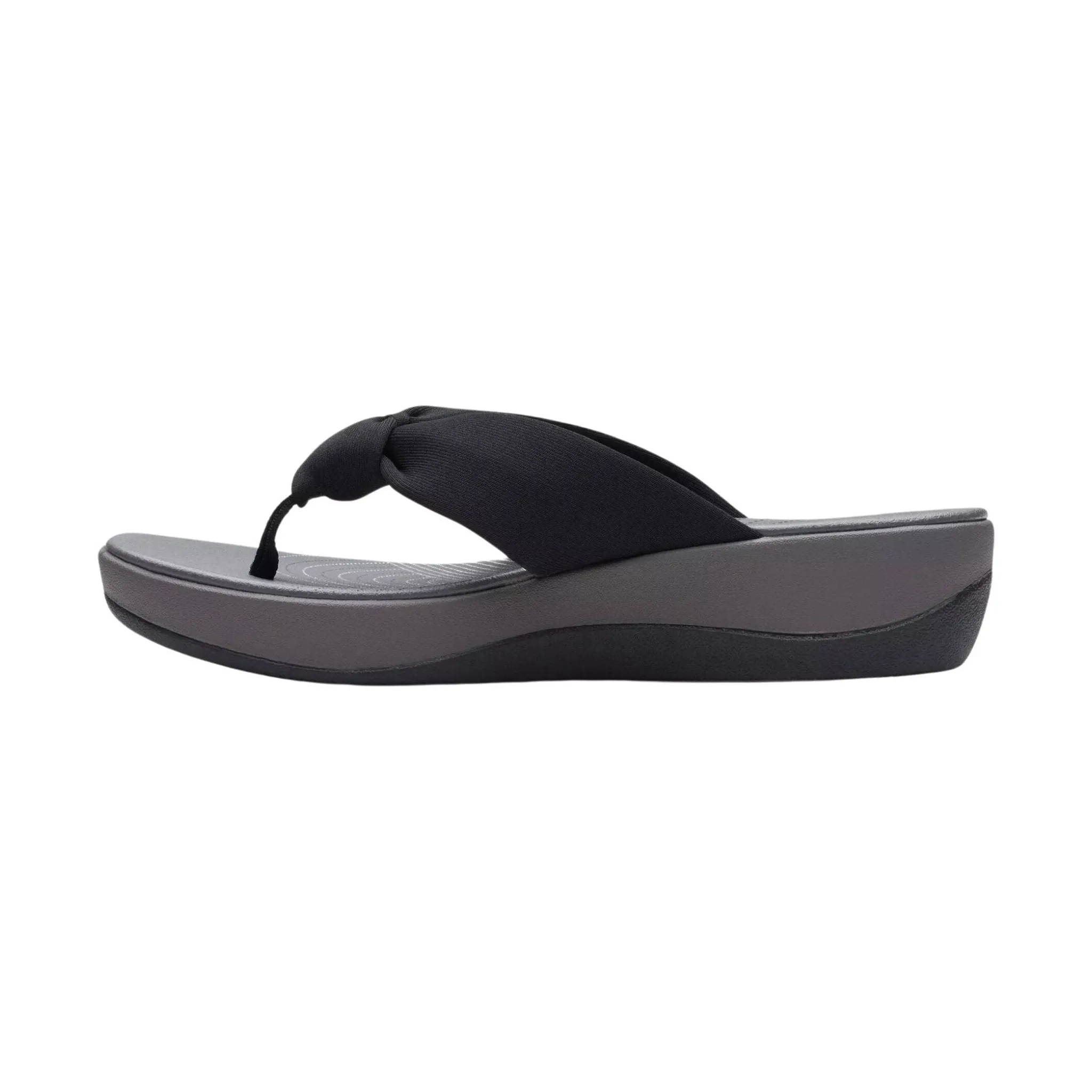 Clarks Women's Arla Glison Sandal - Black Fabric