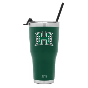 Collegiate Cruiser Tumbler with Flip Lid and Straw