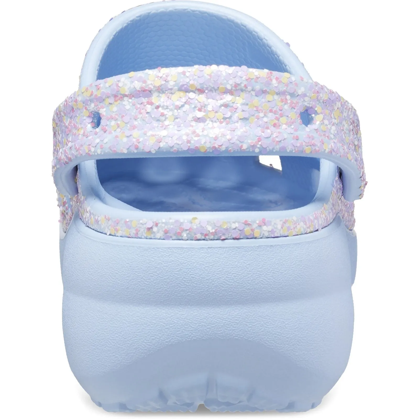 Crocs 207241 Classic Platform Glitter Womens Clog