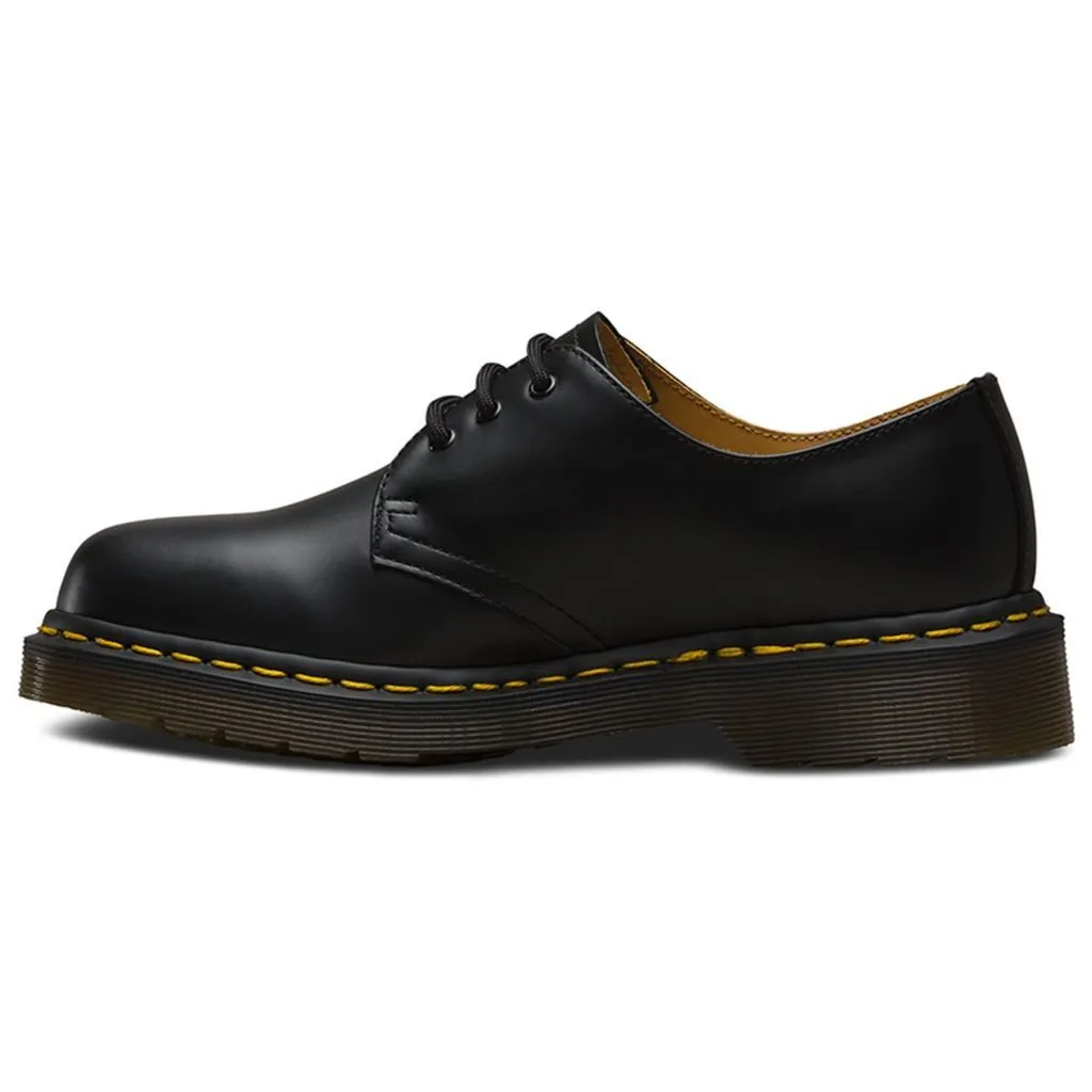 Dr. Martens 1461 3 Eyelet Smooth Black Unisex Shoes - UK 6