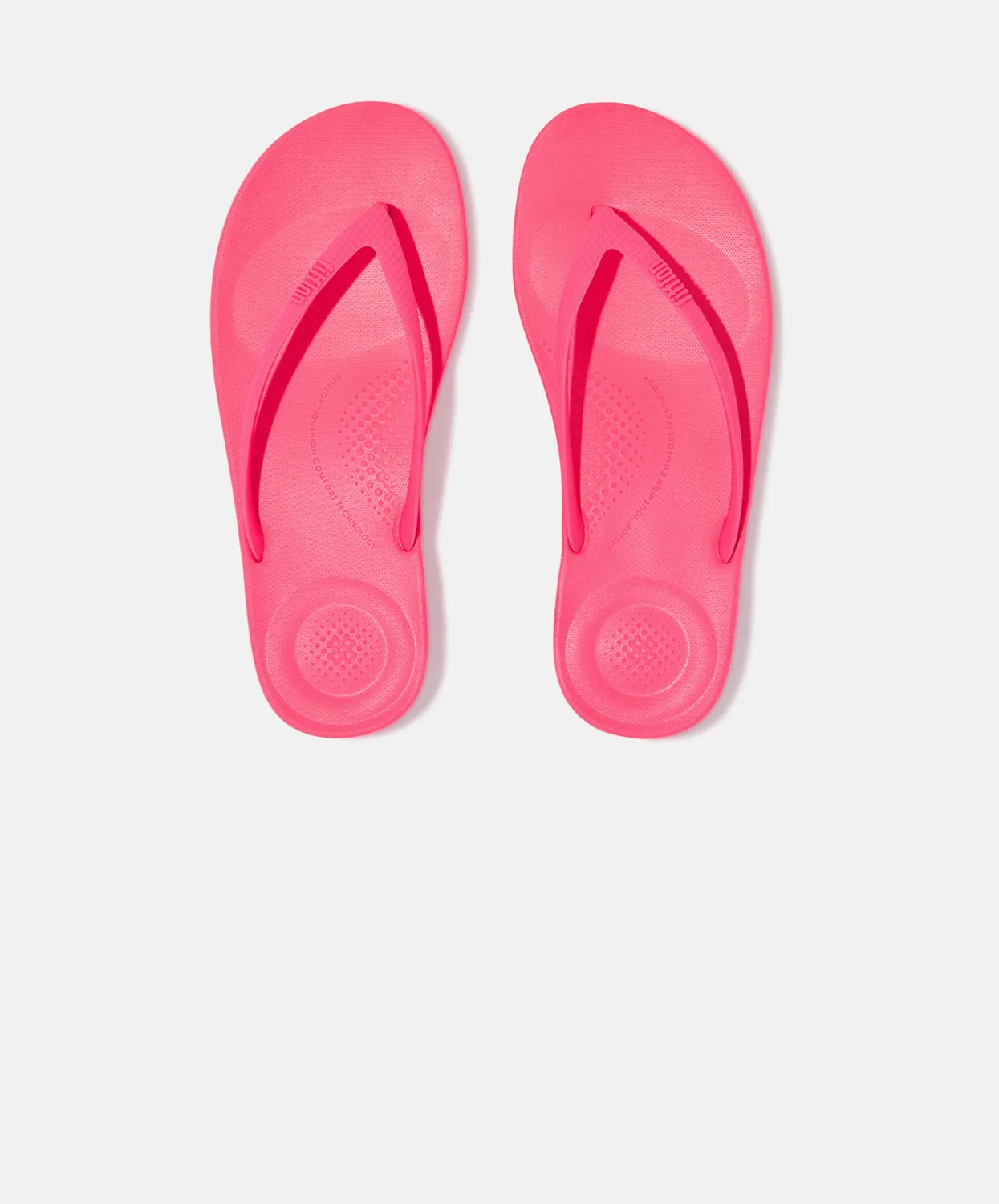 FitFlop IQushion Ergonomic Pop Pink Flip-Flops