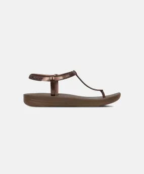 FitFlop iQushion Splash Pearlised Thongs Bronze