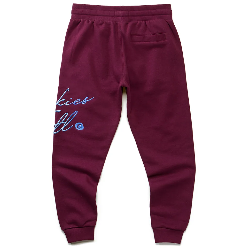 FLIP THE SCRIPT SWEATPANTS MAROON