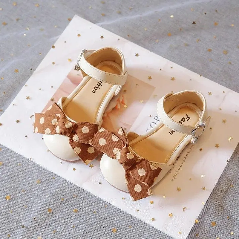 Girls' Toddler Casual Shoes - G03231 Polka Dot Butterfly Bowknot Sandals