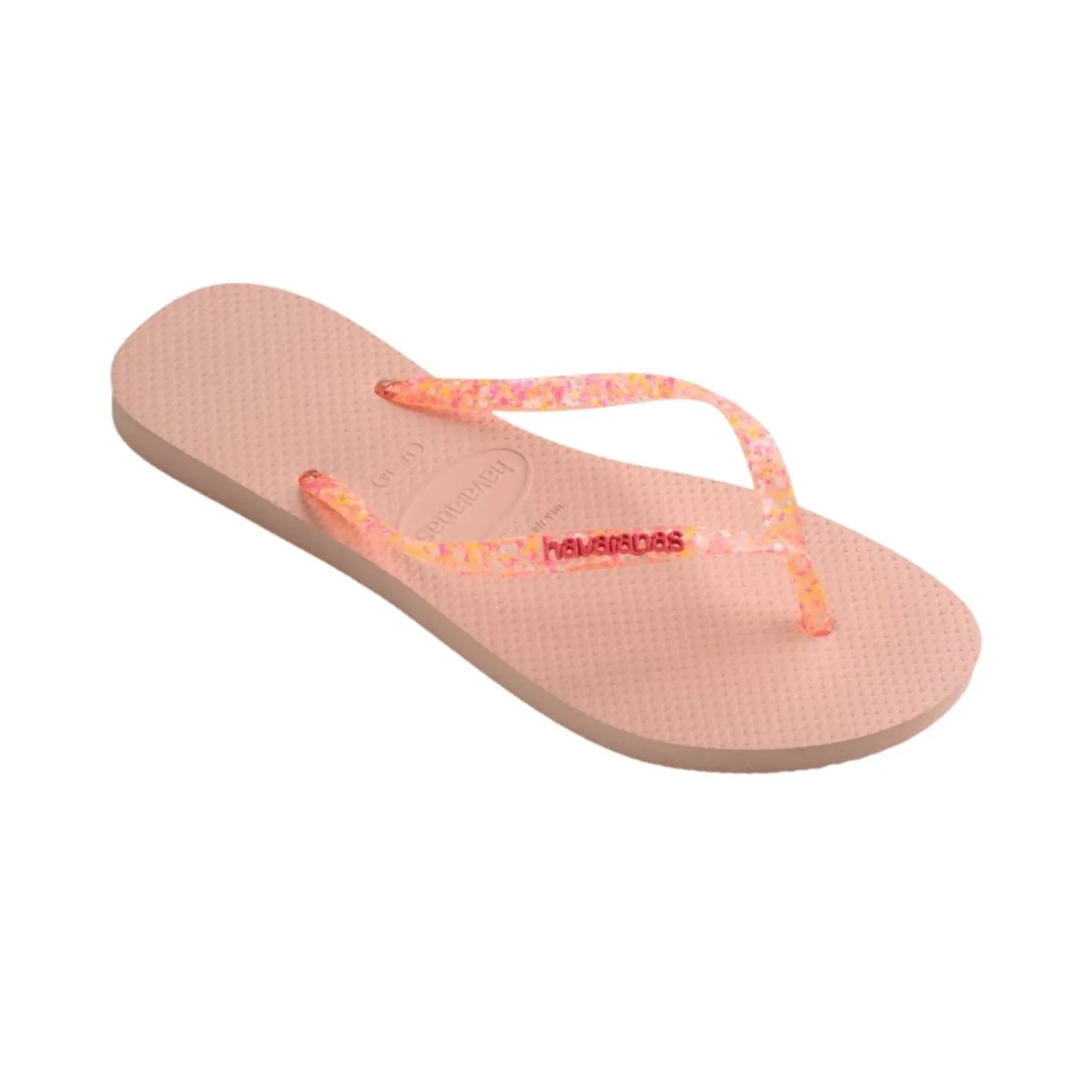 Havaianas Girl's Slim Glitter iridescent Pink (Sizes 2728-3334)