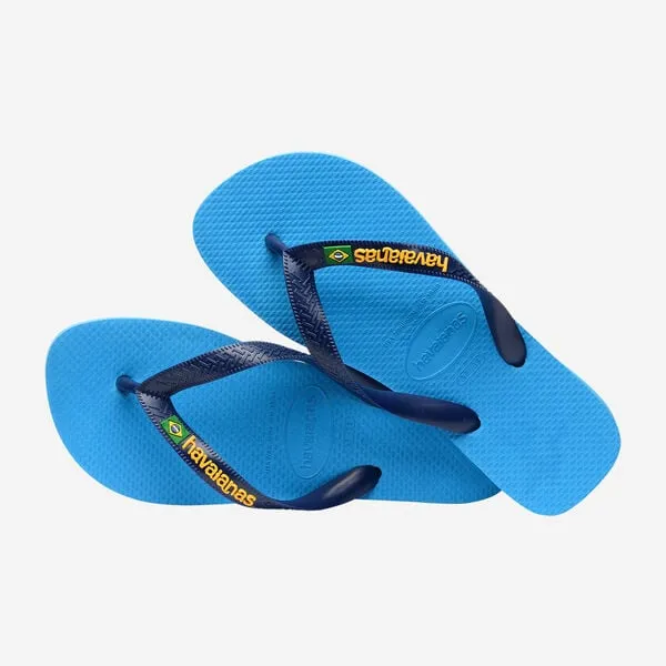 Havaianas unisex adult flip flops H. Brasil Logo FC 4.110.850 6946 turquoise 