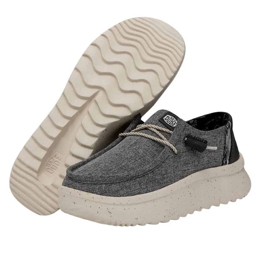 'Hey Dude' Women's Wendy Peak Woven - Charcoal