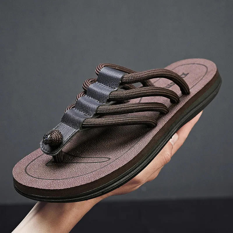 INSTOCK - 2023 summer four-rope flip-flops men's fashionable