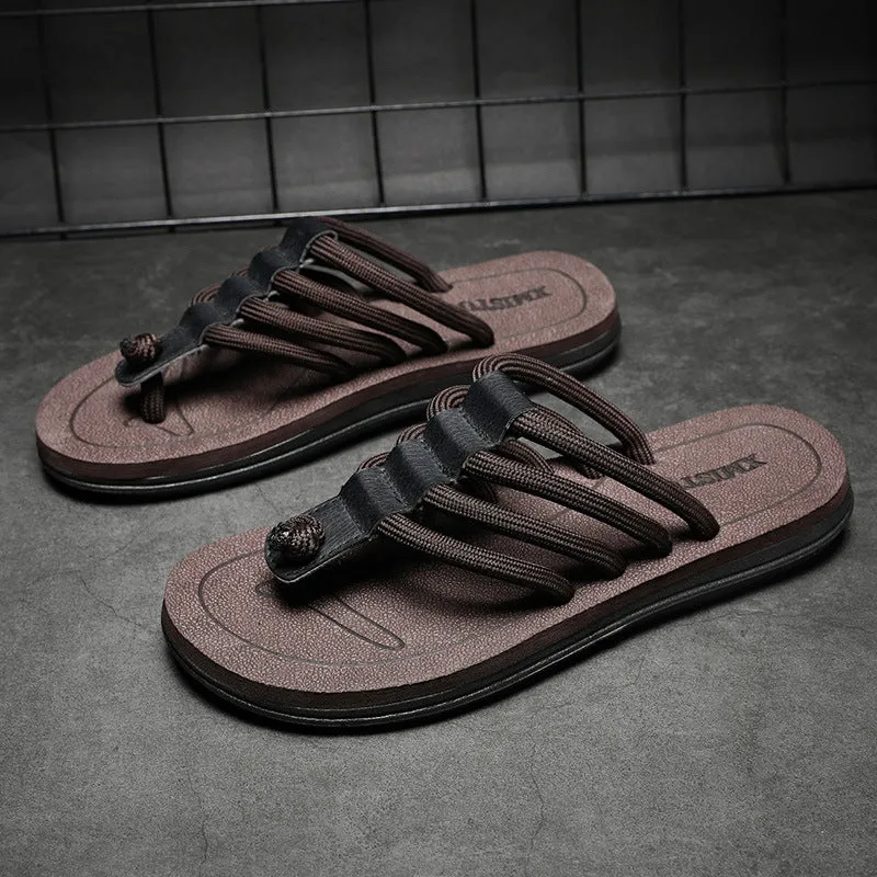 INSTOCK - 2023 summer four-rope flip-flops men's fashionable