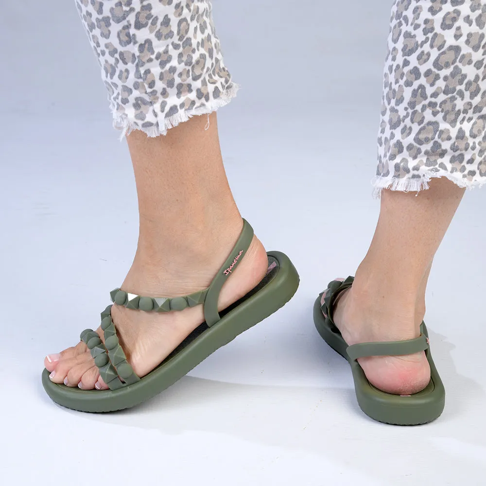 Ipanema Tia Ladies Sling back Sandals - Green