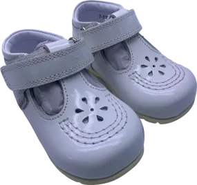 Kickers White Mary Jane Baby Shoes UK 3