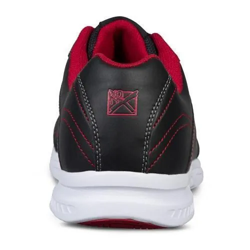 KR Strikeforce Mens Flyer Lite Black Red Bowling Shoes