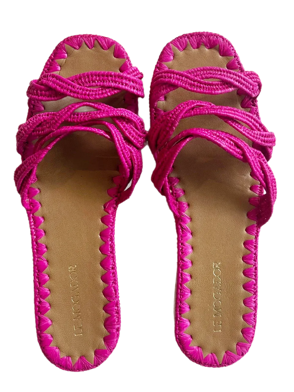 Le Mogador Perfida Slides - (Nude or Fuchsia)