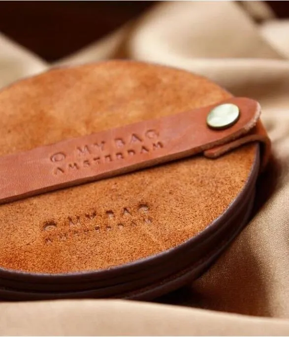 Leather Coasters Set