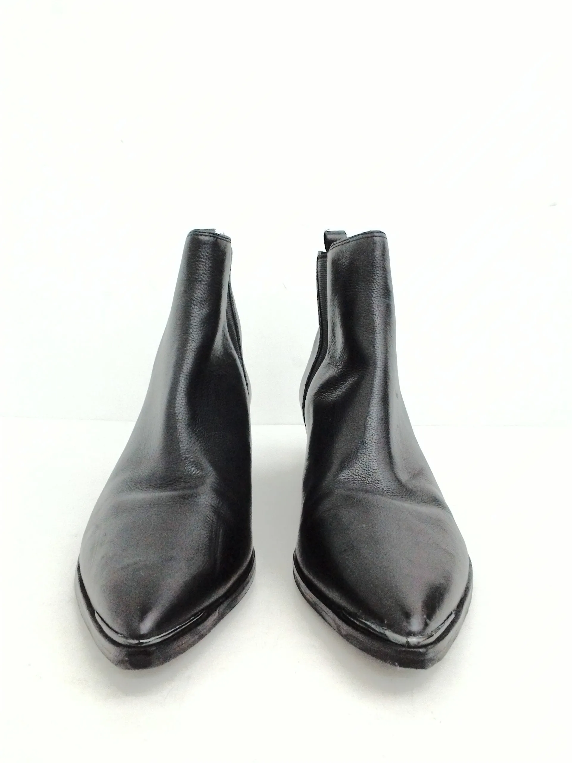 Marc Fisher Women's Black Leather Booties Size 8 M