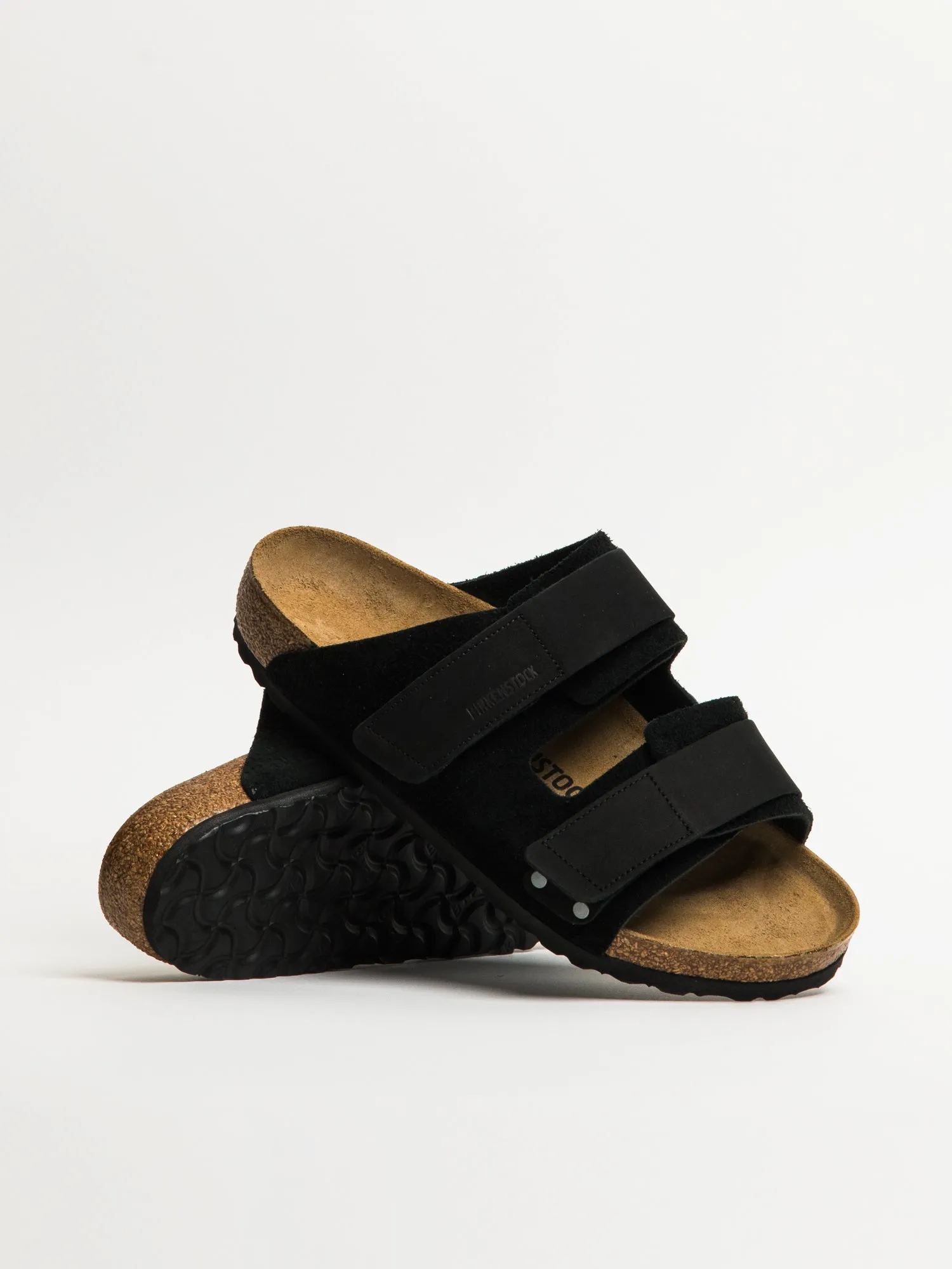 MENS BIRKENSTOCK UJI SUEDE NUBUCK SANDALS