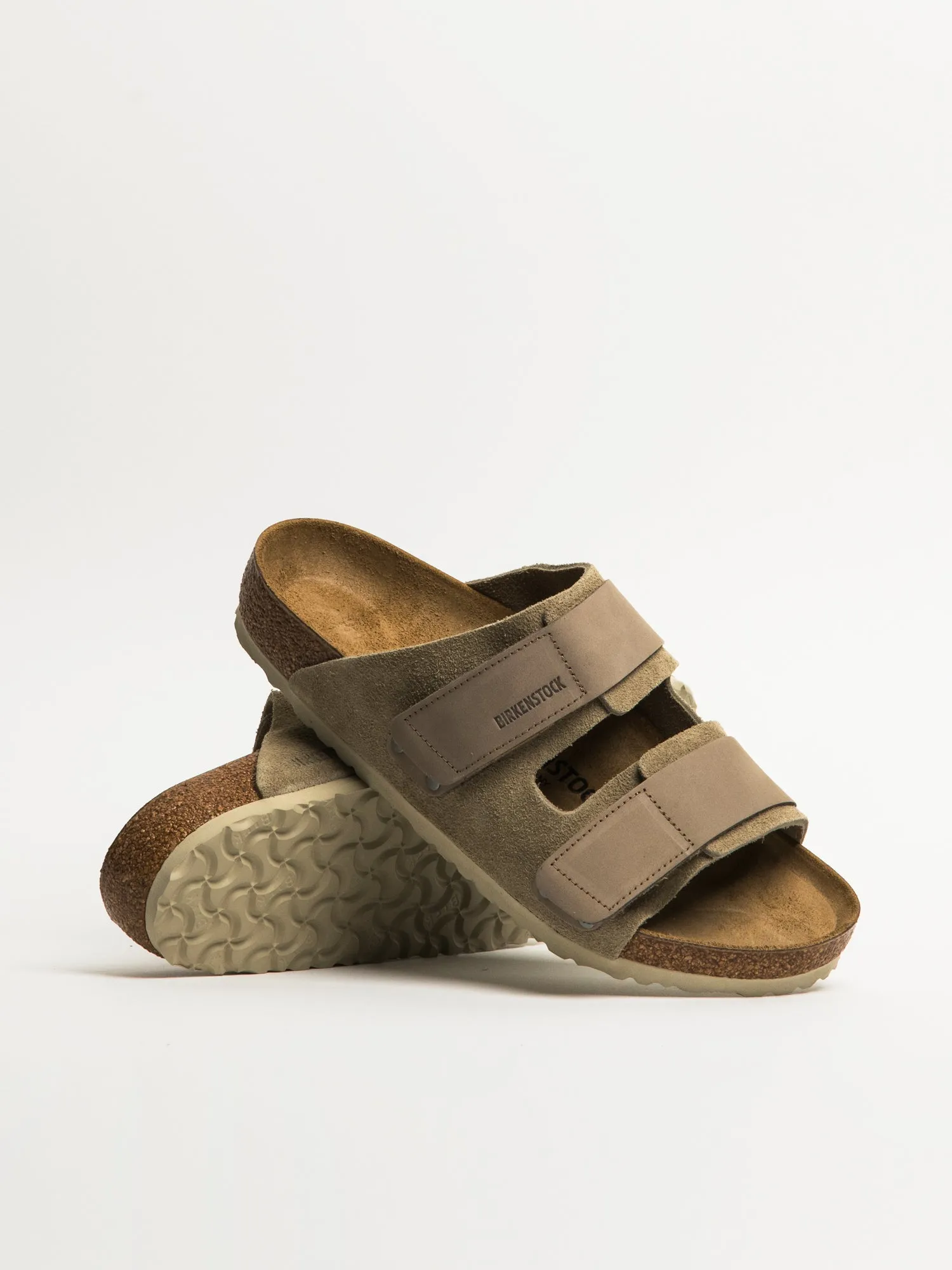 MENS BIRKENSTOCK UJI SUEDE NUBUCK SANDALS