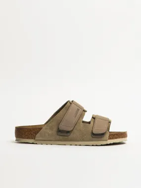 MENS BIRKENSTOCK UJI SUEDE NUBUCK SANDALS