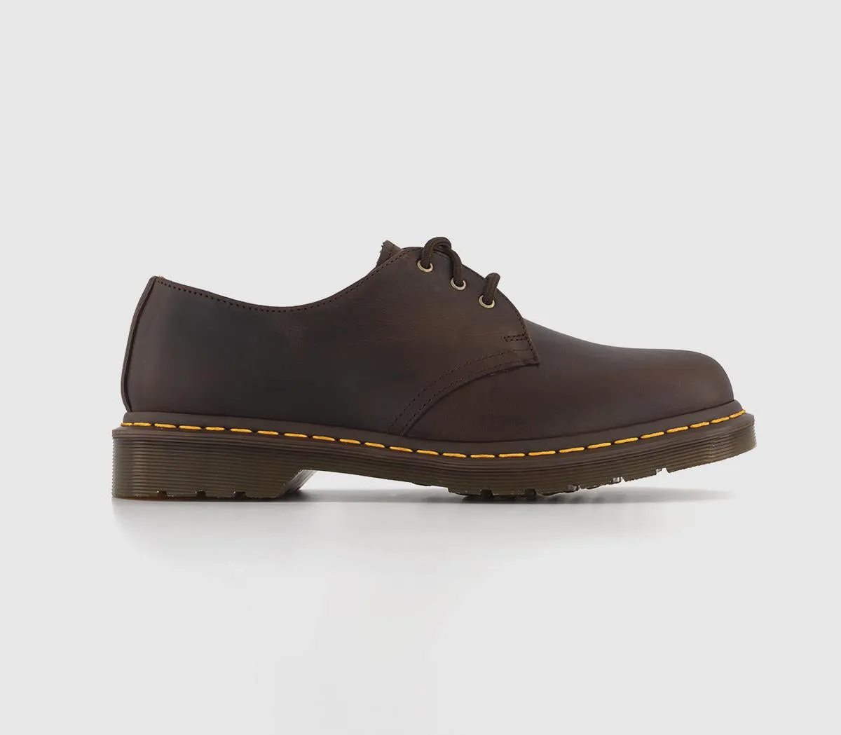 Mens Dr.Martens Dm 3 Eye Lace Shoe Gaucho Crazyhorse