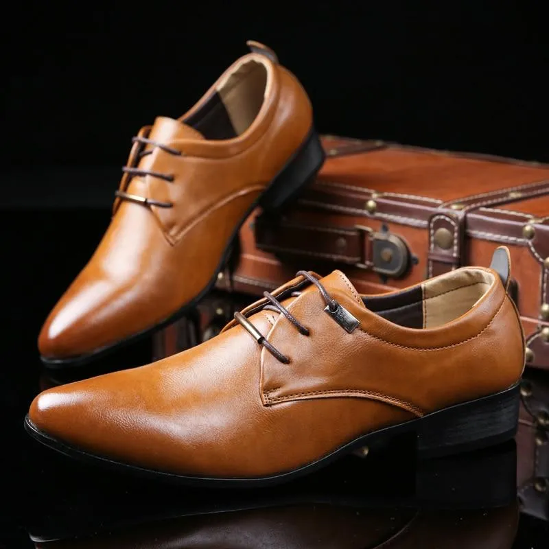 Men's Oxfords Formal Dress Leather Shoes