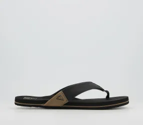 Mens Reef Reef Newport Black