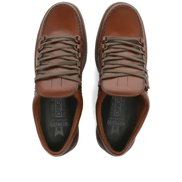 MEPHISTO Rainbow Chestnut Leather Shoes