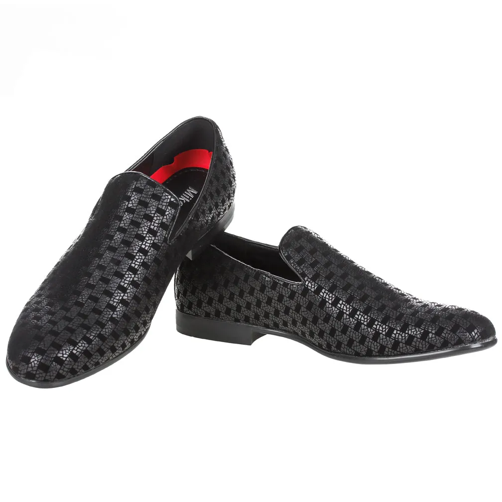 Miko Lotti Men's Slip-on Smoking Loafers