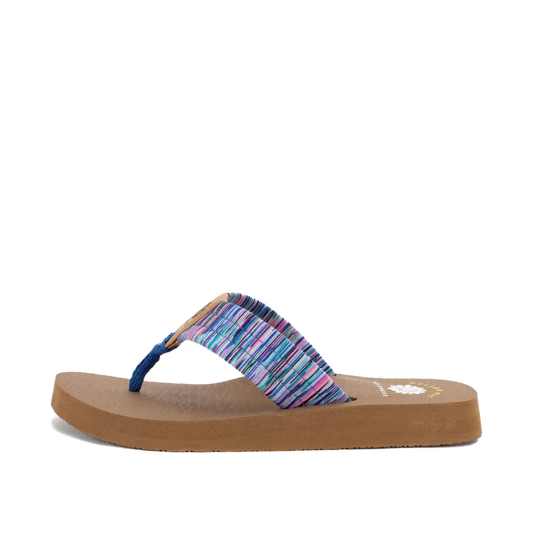 Nadia Flance Flip Flop Sandal - Blue Multi