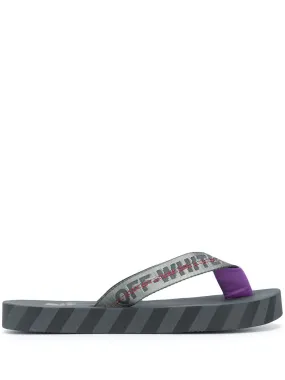 Off-White Industrial Flip Flops (Black/Grey)