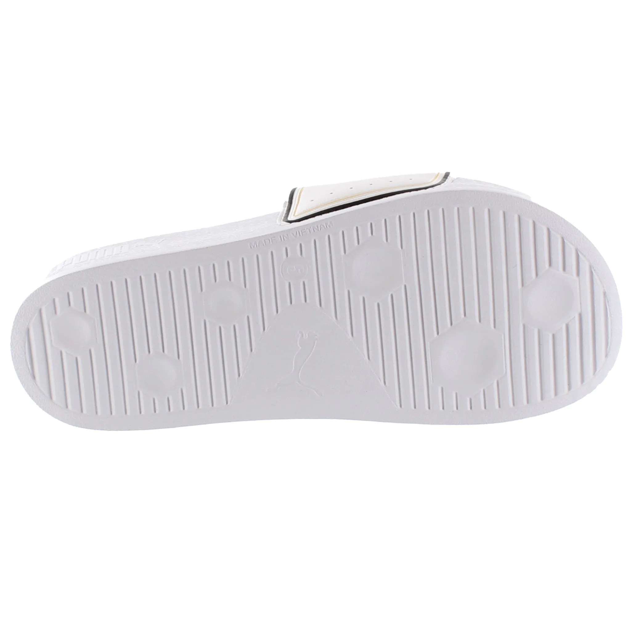 Puma Leadcat FTR White Slide Slip On Flip Flop Sliders Sandals - Mens